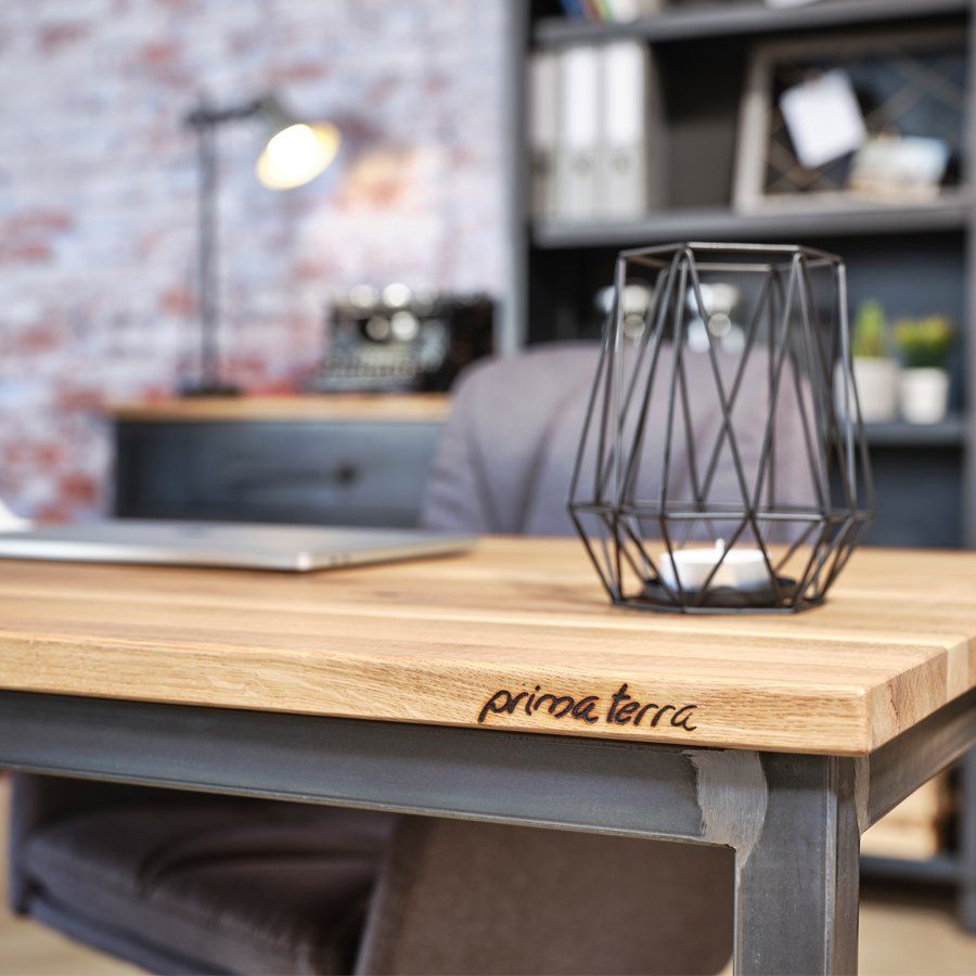 Set di tavolo e panche: Robuster Stehtisch mit Sitzbank, 2 Hocker, Holz und Stahl – Usato da Erlen venduto da mat_jm2f 7