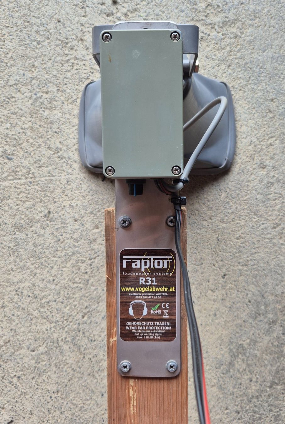 Lautsprecher: Vogelabwehr raptor R31 Vogelschreck – Gebraucht aus Auenstein von Y.C. 2