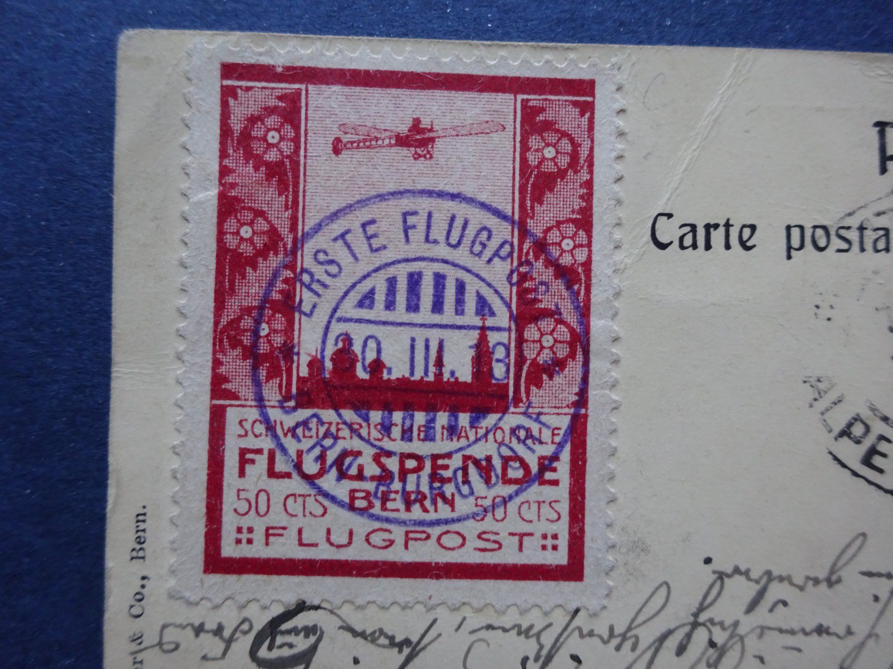Alle Briefmarken: 1913 Vorläufer III Bern glasklar gestempelt – Gebraucht aus Appenzell-Steinegg von adi1975 2