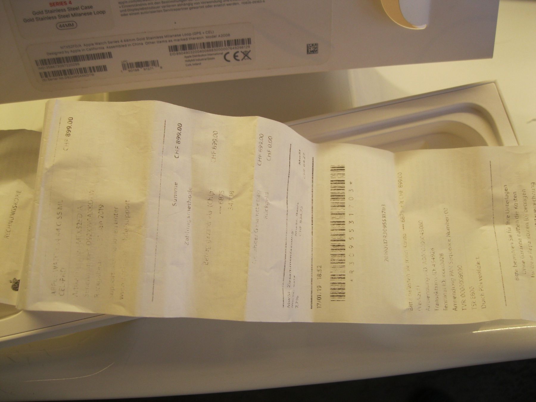 Apple Smartwatch: Goldene Apple Watch – Usato da Roggwil BE venduto da Figther1 7
