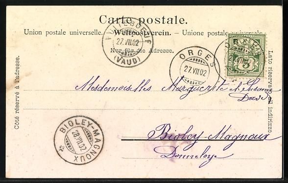 Cartoline postali: AK Orges, Strassenpartien und Anwesen – Usato da Berlin venduto da bartko-reher 1