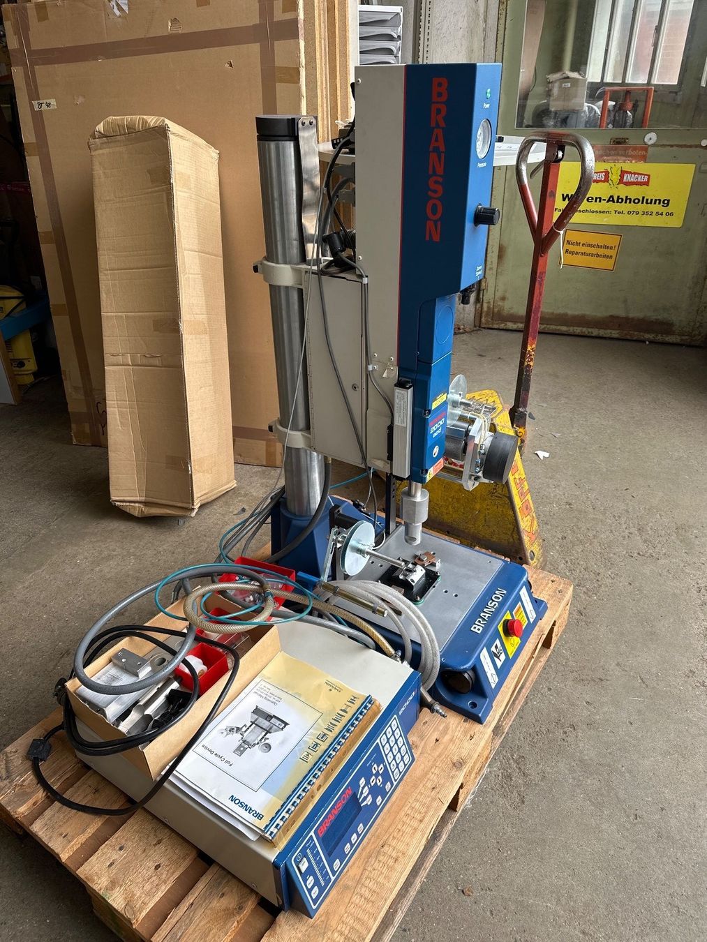 Tutte le macchine: Branson 2000 sed Ultrasonic Actuator Ultraschallgenerator – Usato da Necker venduto da liq24 1