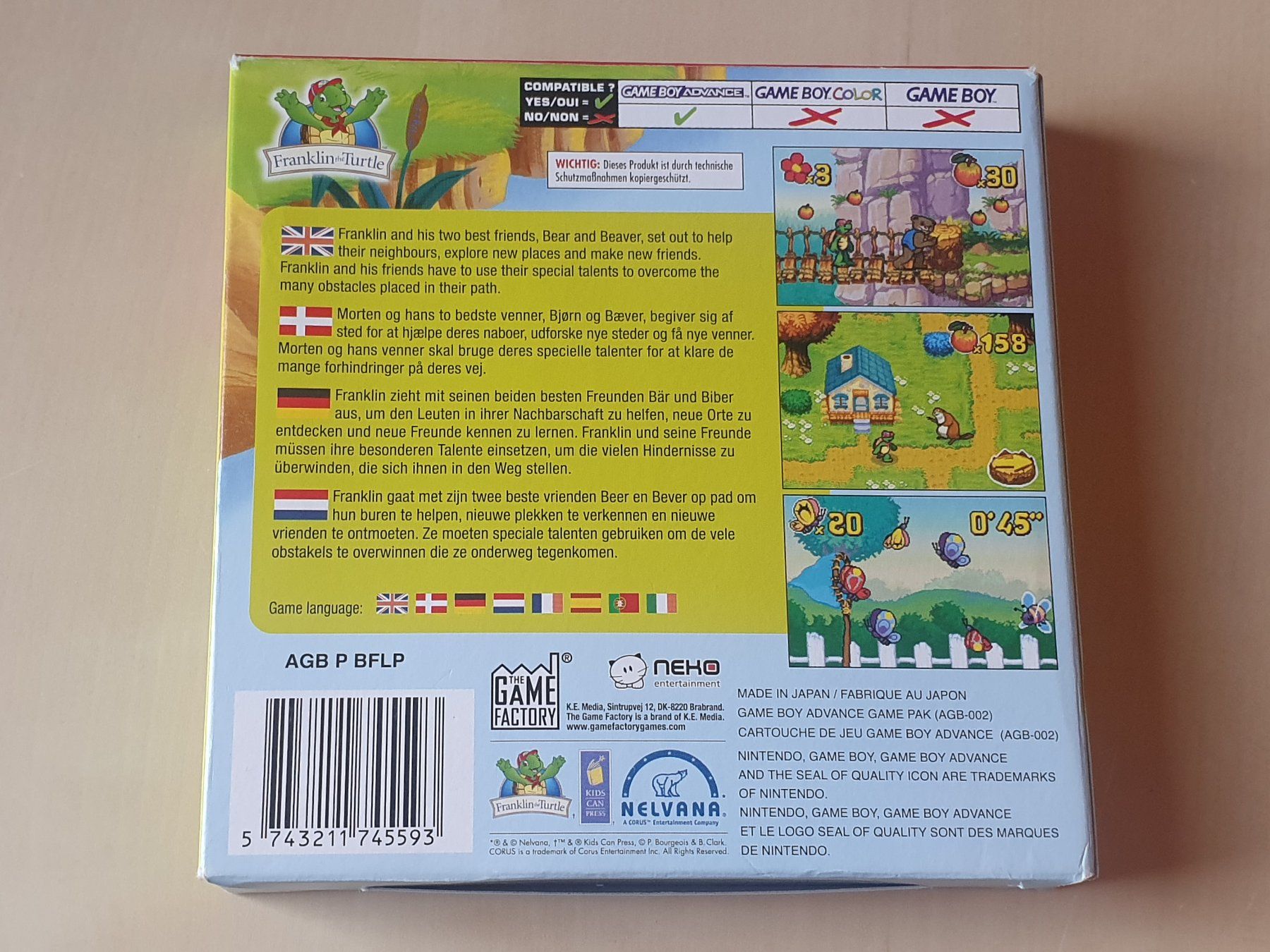 Nintendo Giochi: Franklins Great Adventures – Usato da Stansstad venduto da collectorsshop 1