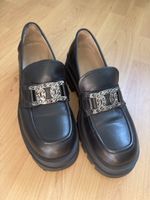 Loafer Cesare Gaspari Leder schwarz Grösse 40