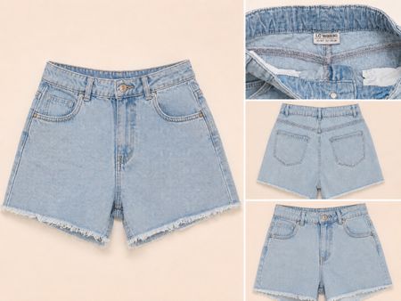 Jeansshorts Damen LC Waikiki hellblau Grösse S NEU