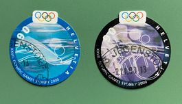 Schweizer Briefmarken: Olympische Spiele Sydney 2000