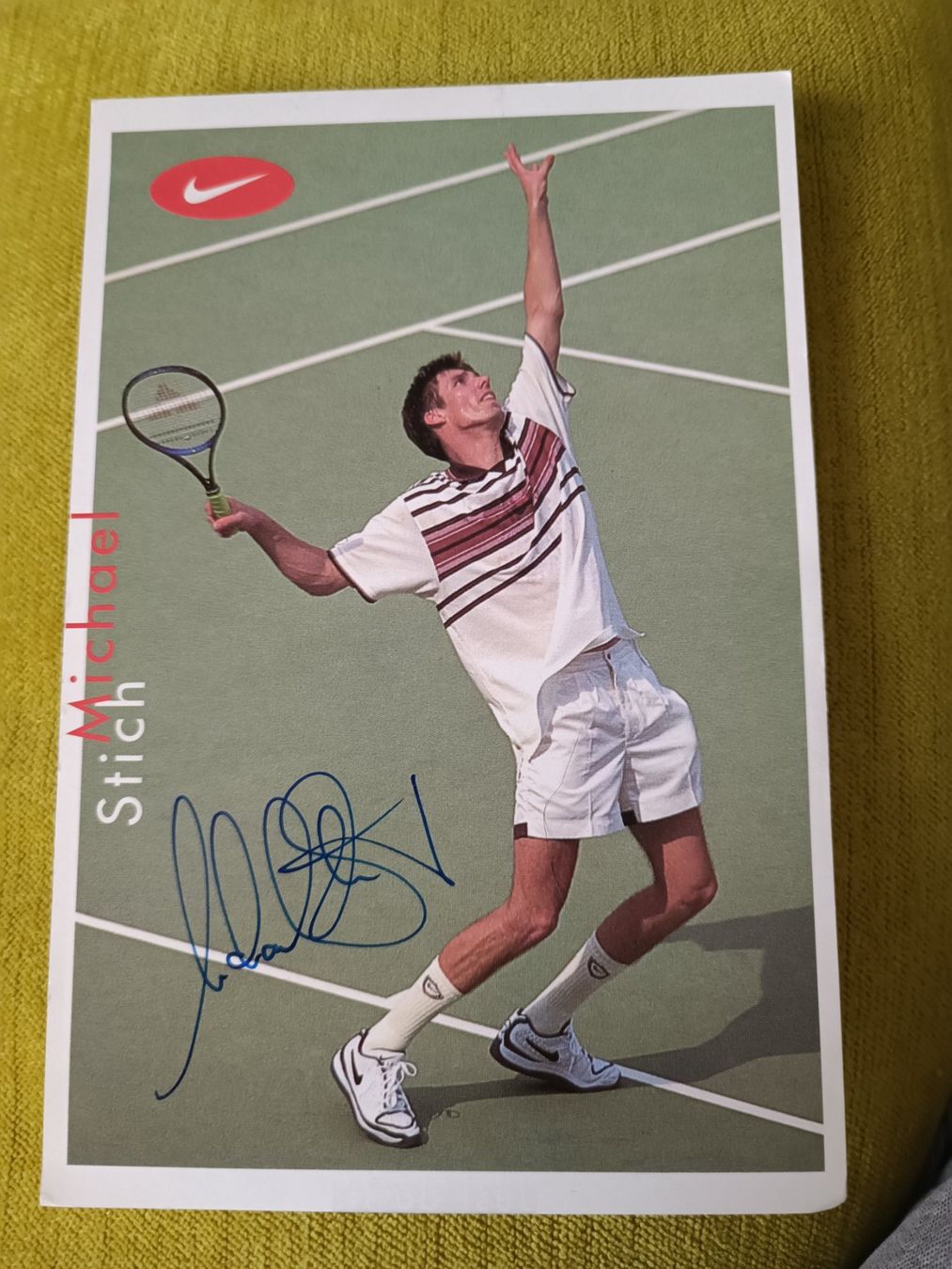 Autographes: Michael Stich - Tennnis - handsigniert – D'occasion à Menziken par Autogramme