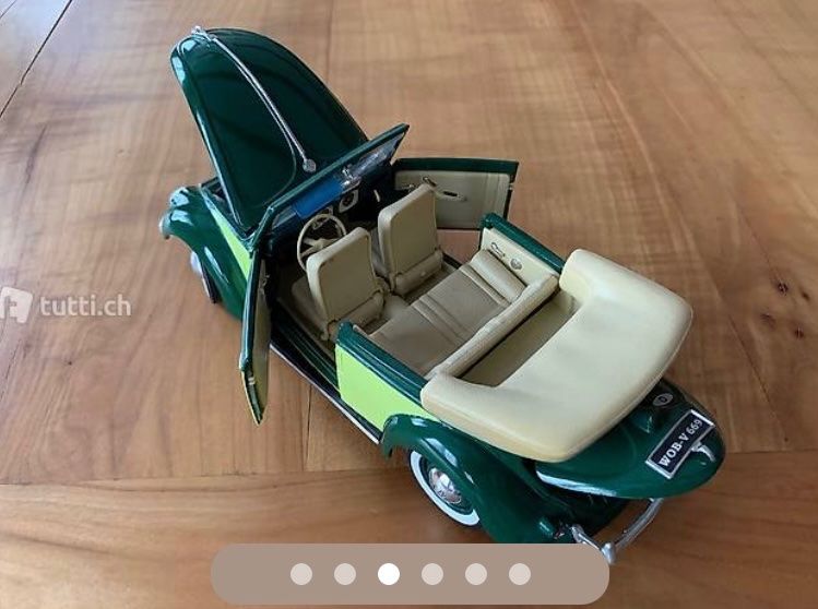 Maisto Modellini d'auto: VW Käfer Cabrio 1/18 – Usato da Degersheim venduto da Frischi08 3