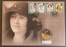 Grossbritannien - Coin Cover 2002 - 5 Pounds BU