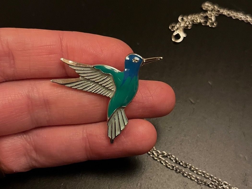 Catenine: Halskette mit Kolibri – Nuovo (secondo la descrizione) da Gams venduto da Mariawicca 4