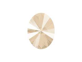 4122 Swarovski Oval Rivoli, Ivory Cream / 8x6 mm / 3 Stück