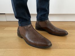 Braune Herren Chelseaboots Gr. 42