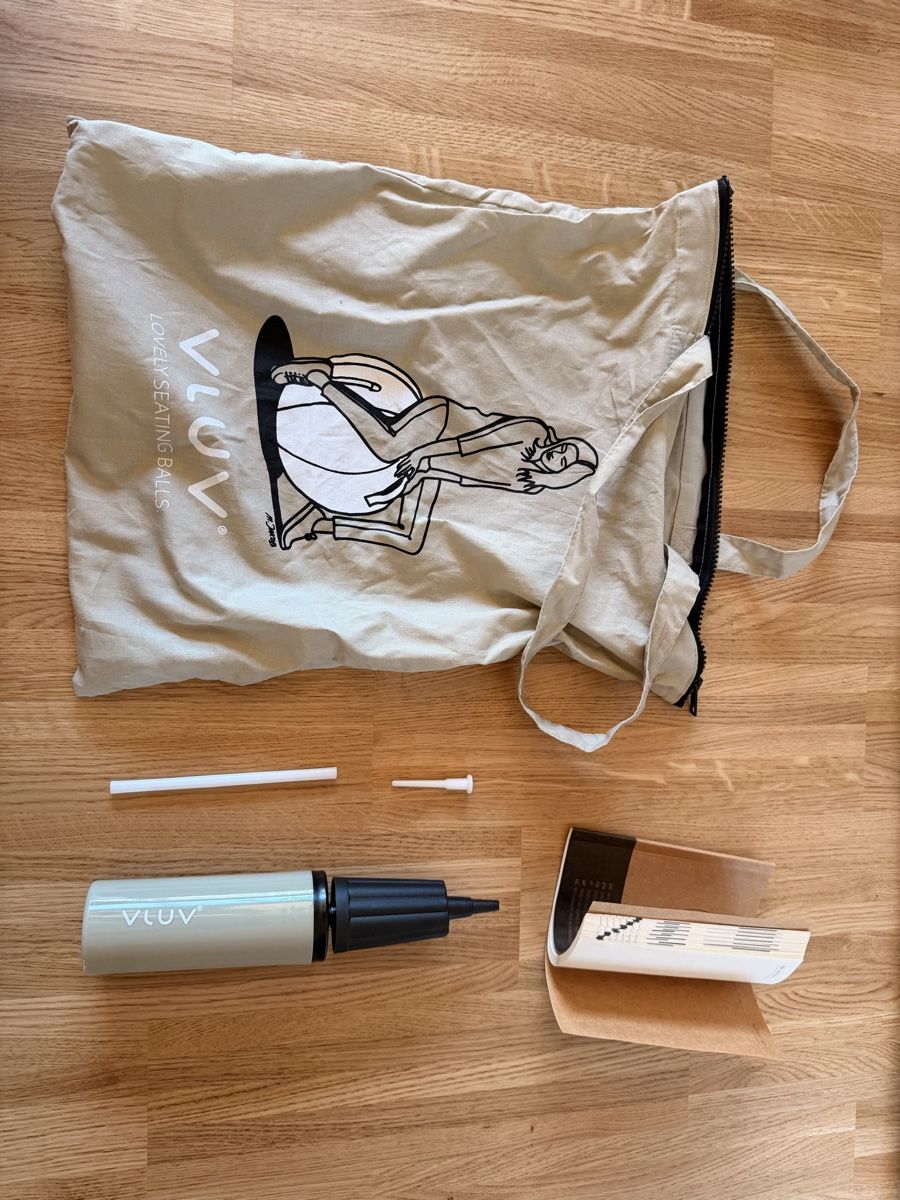 Hocker: Vluv Sitzball - Grösse 75 in beige – Gebraucht aus Aarau von harush