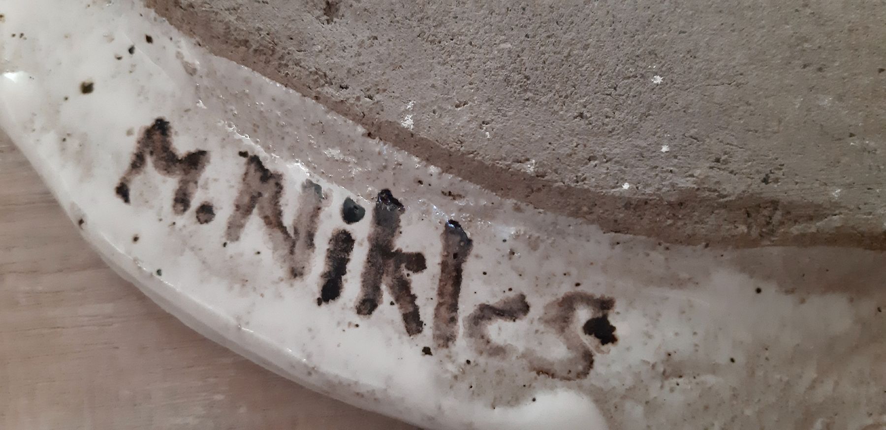 Servierplatten: Schöne Keramikplatte  -   Platte  -  M. Nikles  -  CH – Neu (gemäss Beschreibung) aus Tagelswangen von BrigittaC01 5