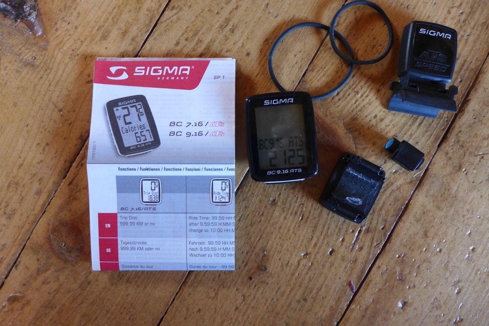 Compteur vélo SIGMA BC 7.16