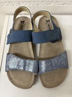 Mephisto Sandalen blau Grösse 37 Leder Zustand gut