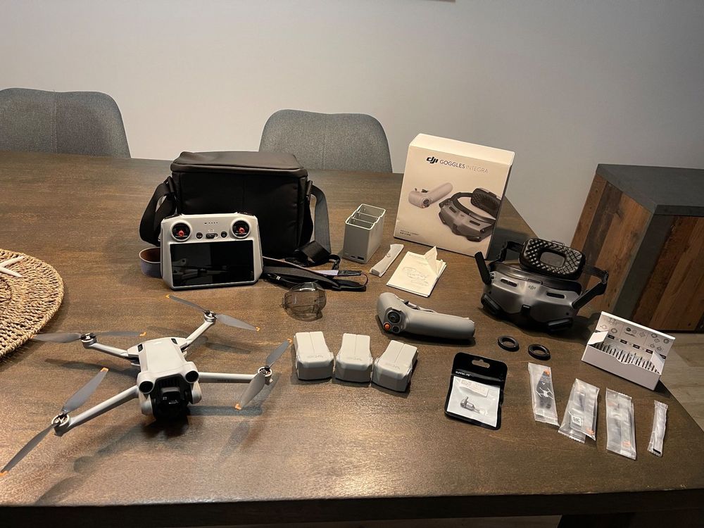 Combo DJI Mini 3 Pro + RC Contr.+ FPV-Brille Goggles Integra (Gebraucht ...