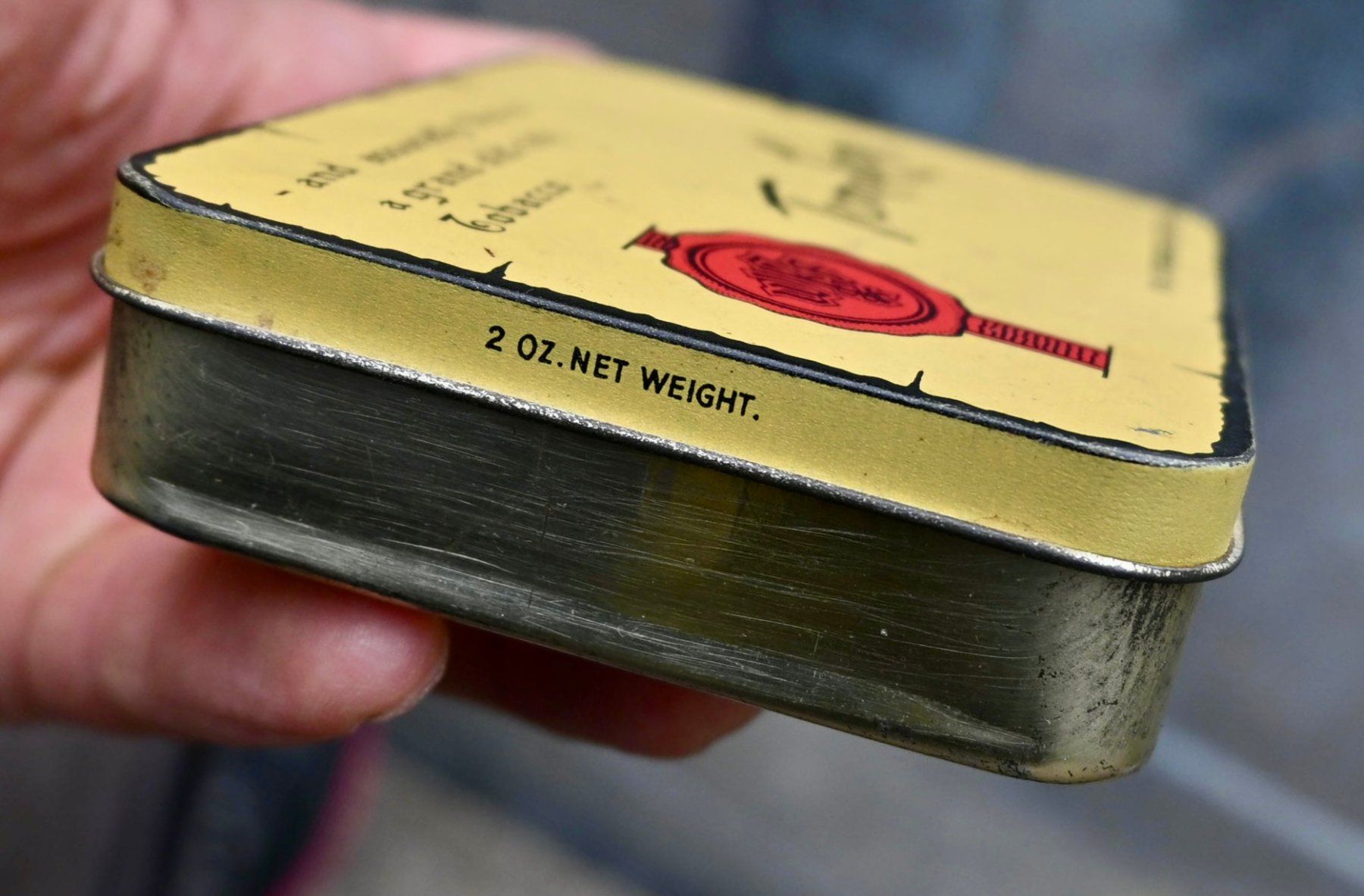 Dosen: alte  BLECHDOSE Tom Long LONDON Tobacco – Gebraucht aus Pfaffhausen von mono_rec 7