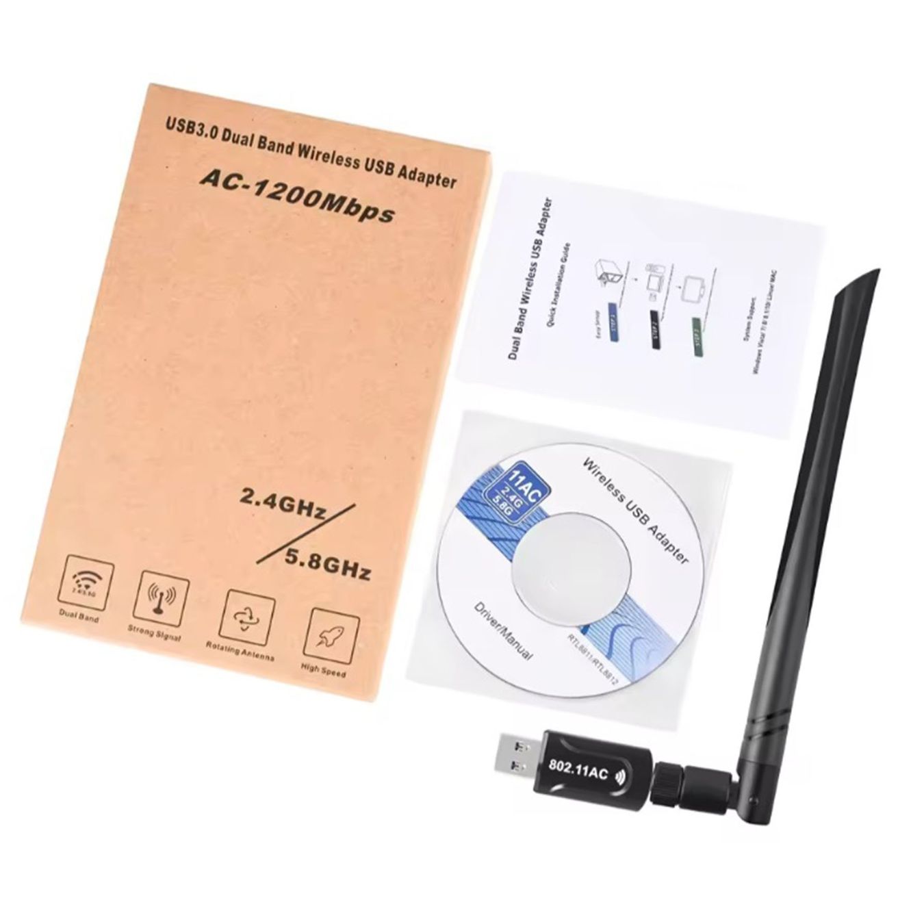 Chiavette USB: Clé wifi 5Ghz 1200Mbps – Nuovo e nell'imballaggio originale da Renens VD venduto da Accessoryworld 1