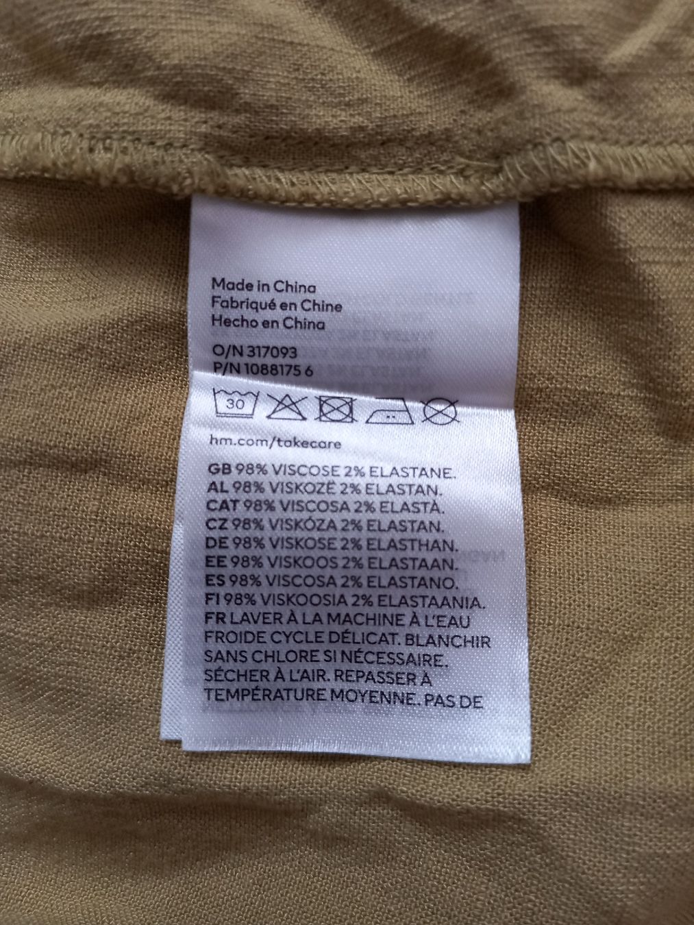 H&M Tuniche: Robe tunique verte pomme en viscose – Usato da Faoug venduto da per_kp6r 4