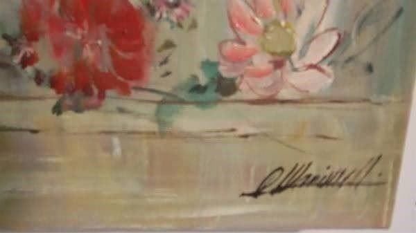Gemälde: Marinelli "Blumen" Gemälde Original – Gebraucht aus Zürich von Galerie-Kunst 1