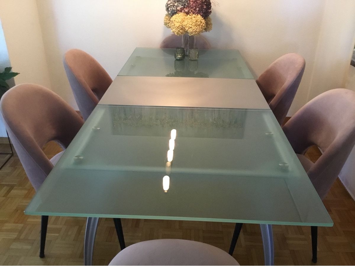 Tavoli: Eleganter Esstisch aus Milchglas! – Usato da Zürich venduto da Odessit 3