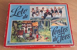 Jeu de société vintage - Loto de Contes de Fées
