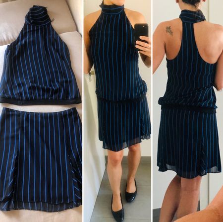 ZARA summer set (top + skirt) S/36