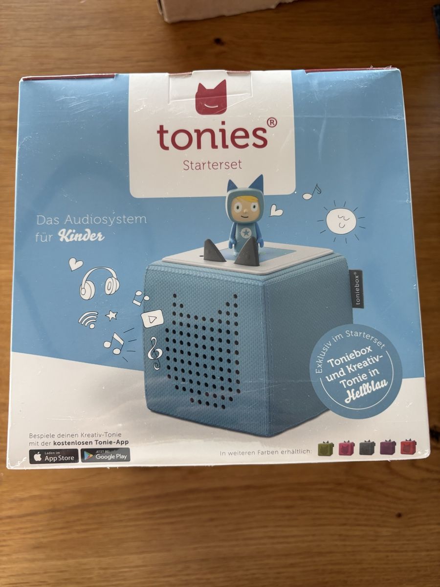 Tonies Spielzeuge: Tonies Starterset hellblau – Neu und originalverpackt aus Männedorf von bernhard1972