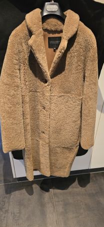 Leonardo Echtleder Wintermantel Gr. 36 Top Zustand!