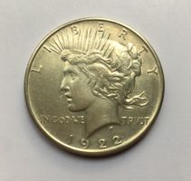 1922 Peace Dollar Silber unz