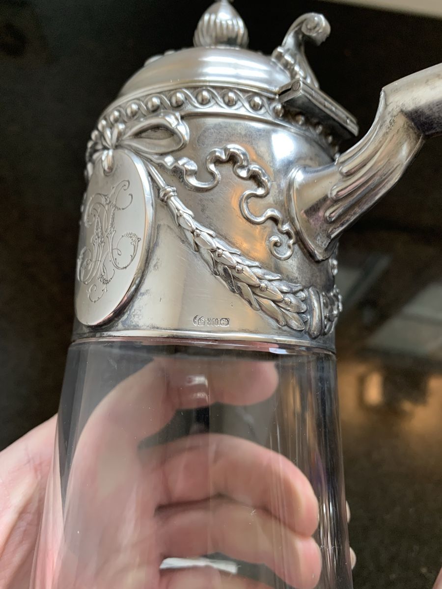 Caraffe: Karaffe mit 800 Silber – Usato da Zollikofen venduto da ausmisten_at_home 5