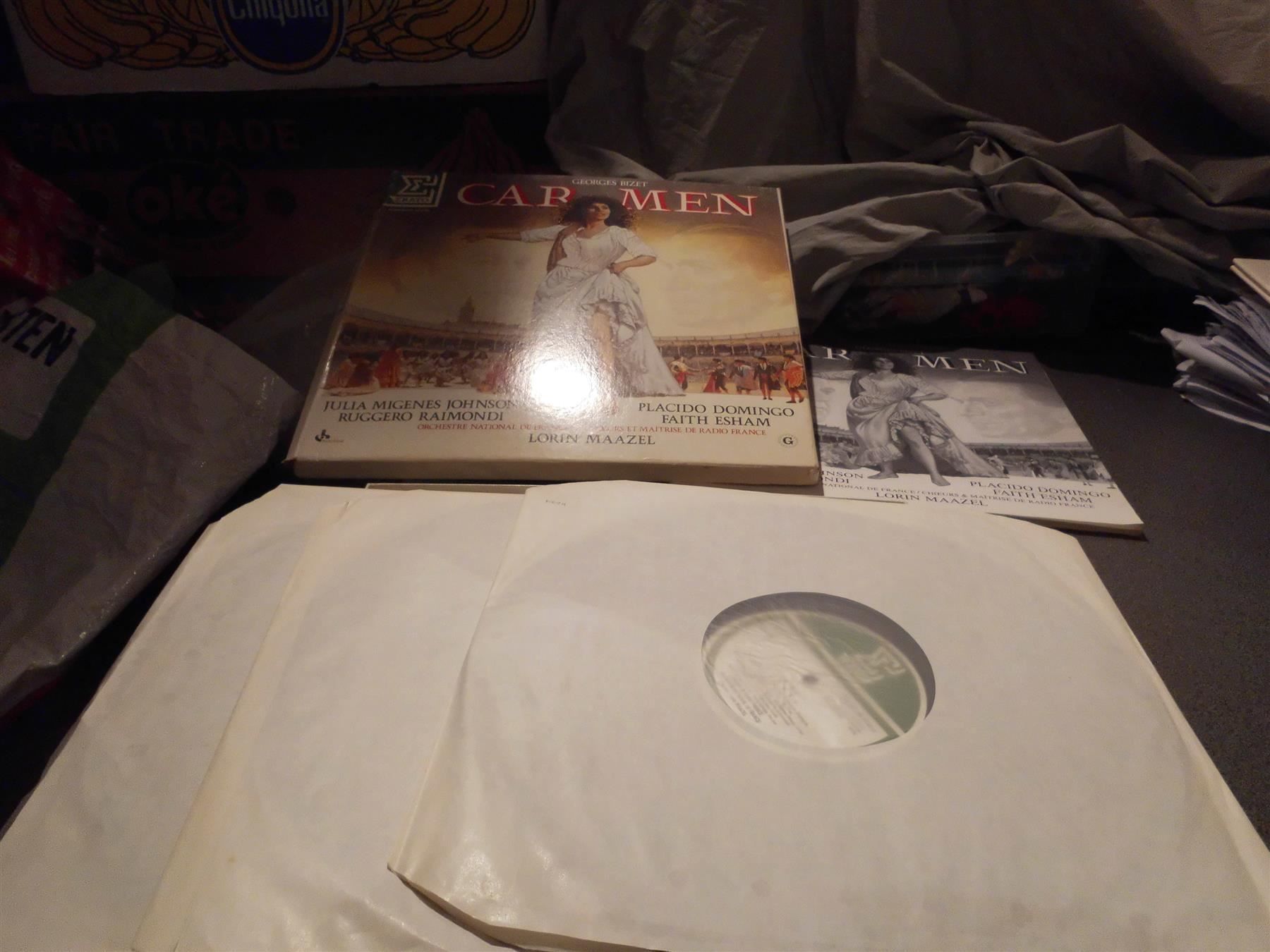 Dischi in vinile: Schallplatte Carmen Bizet, 3 Schallplatt – Usato da Zürich venduto da abraxas1291 1