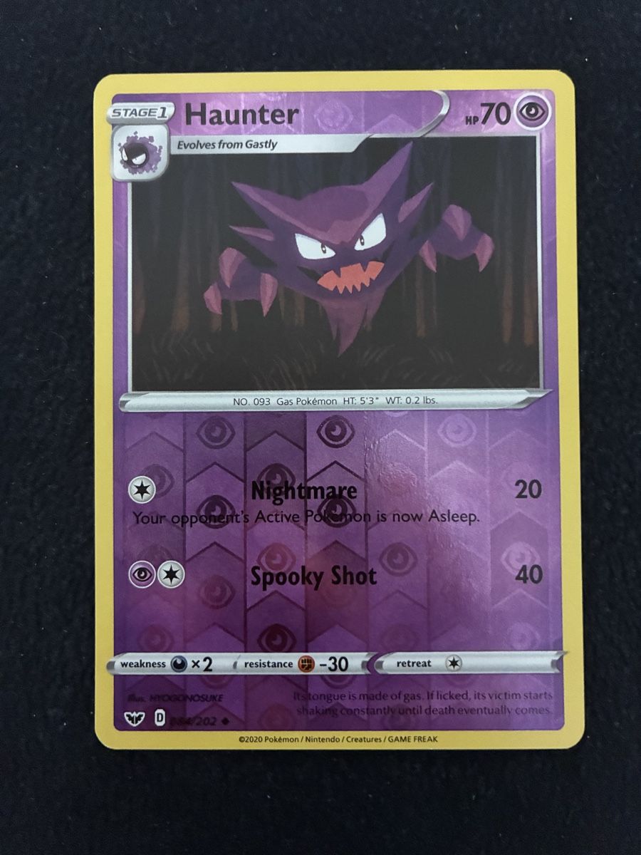 Pokémon Sammelbilder & Trading cards: Carta Pokémon Haunter REVERSE 084/202  – Neu (gemäss Beschreibung) aus Taverne von nad02026