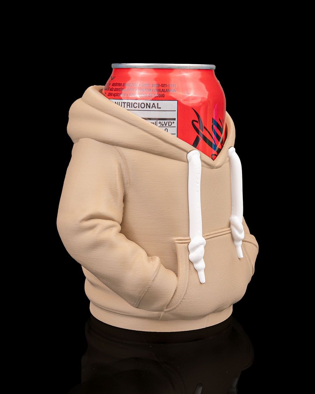 Sonstige Dekorationen & Accessoires: Porte-canette original en forme de pull à capuche! – Neu (gemäss Beschreibung) aus Vicques von PAMB3D 1