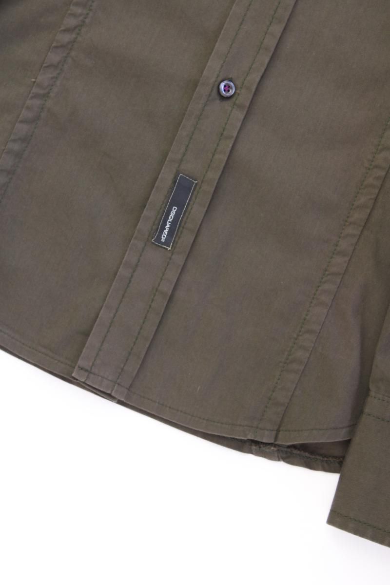 Camicie: Dsquared2 Langarmhemd Gr. M olivgrün – Usato da Neustadt an der Waldnaab venduto da SecondLifeFashion 2