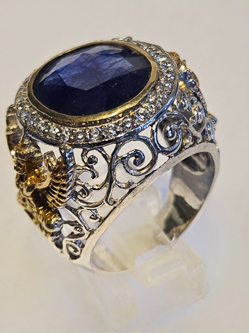 Anelli: Safir Fingerring – Nuovo (secondo la descrizione) da Zürich venduto da adriben 6