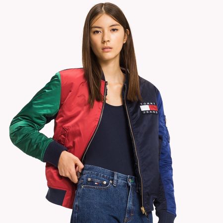 Hilfiger Denim TOMMY JEANS 90S FLAG - Bomberjacke Wendejacke