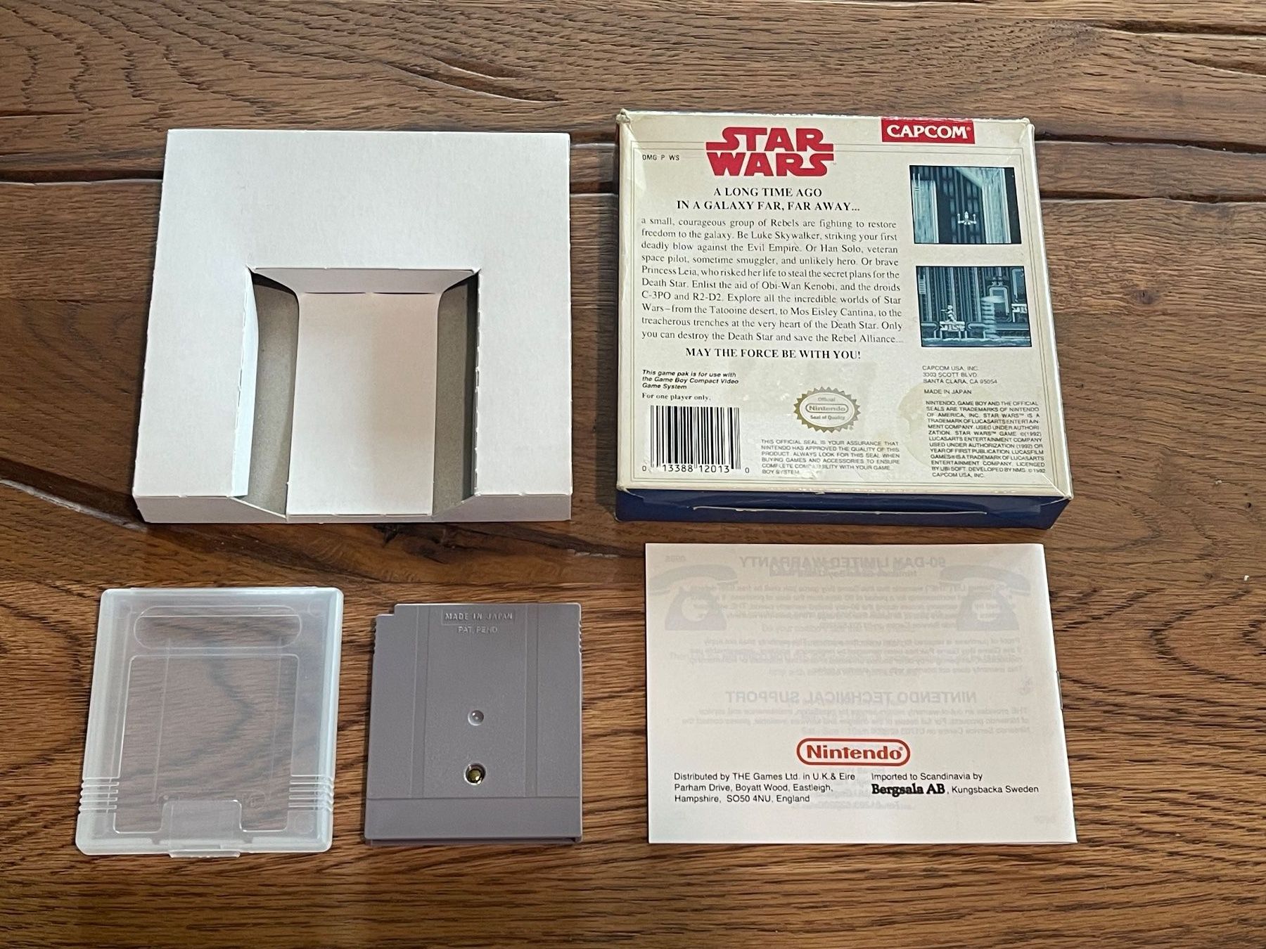 Nintendo Giochi: Game Boy Star Wars Capcom OVP und Anleitung ! – Usato da Zuerich venduto da Dorsi 1