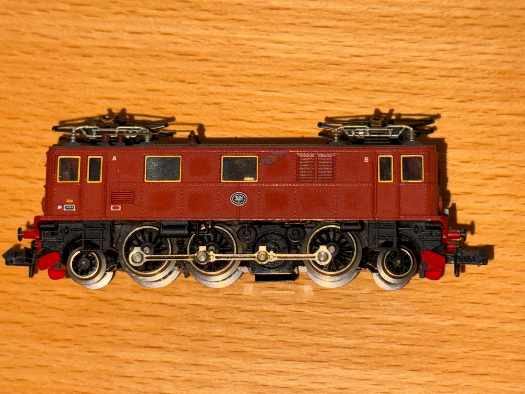 Fleischmann Modellini di ferrovie: Fleischmann Piccolo N 7368 E-Lok 321 – Usato da Kaiseraugst venduto da winnetou04 1
