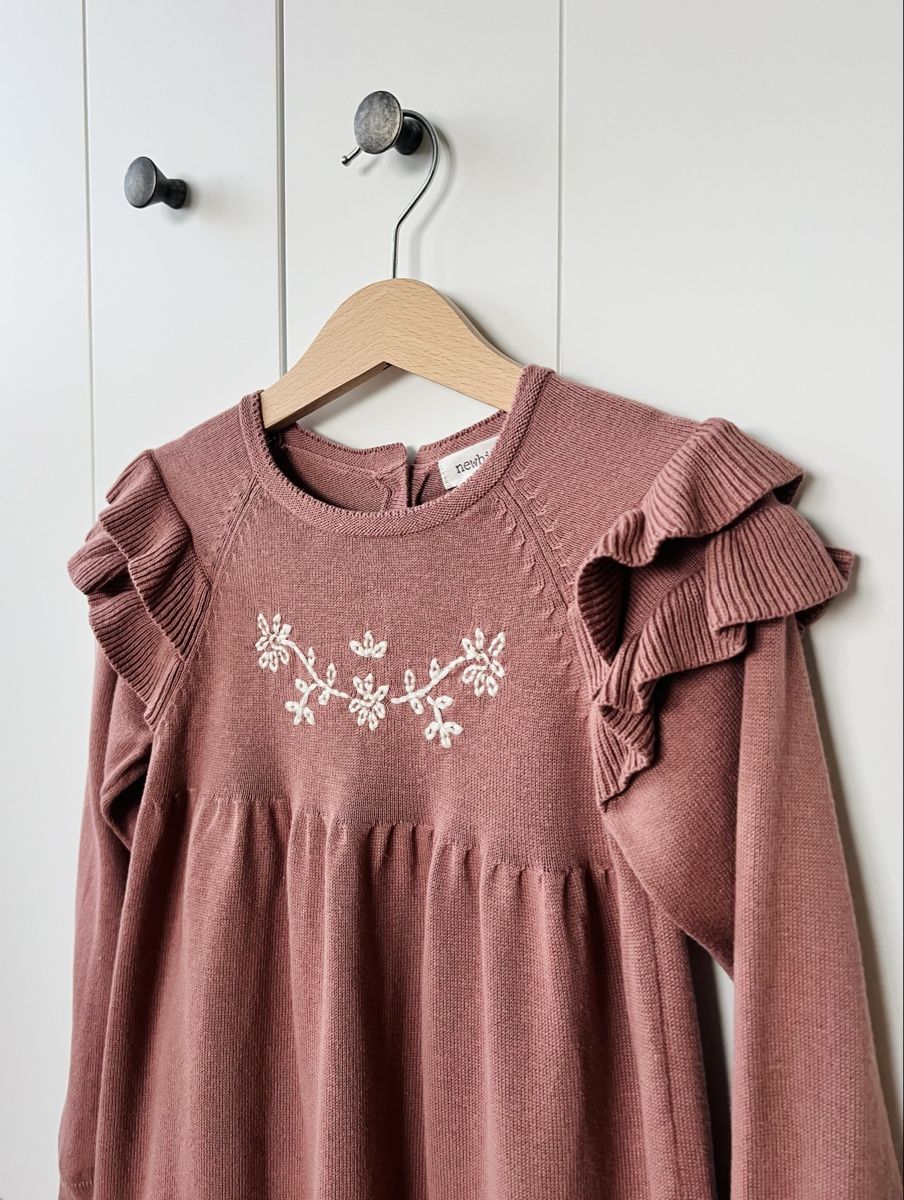 Vestiti & Gonne: Newbie 104 Kleid Rosa Blumen – Usato da Burgdorf venduto da rulan