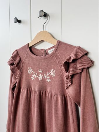 Newbie 104 Kleid Rosa Blumen
