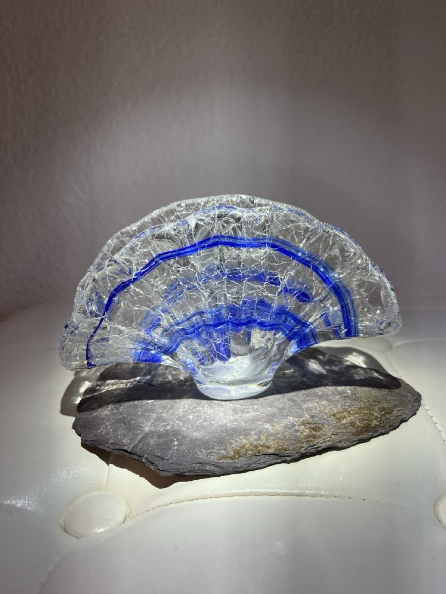 Verres: Serviettenhalter aus Crackling-Glas – Neuf avec emballage d'origine à Männedorf par Maru83
