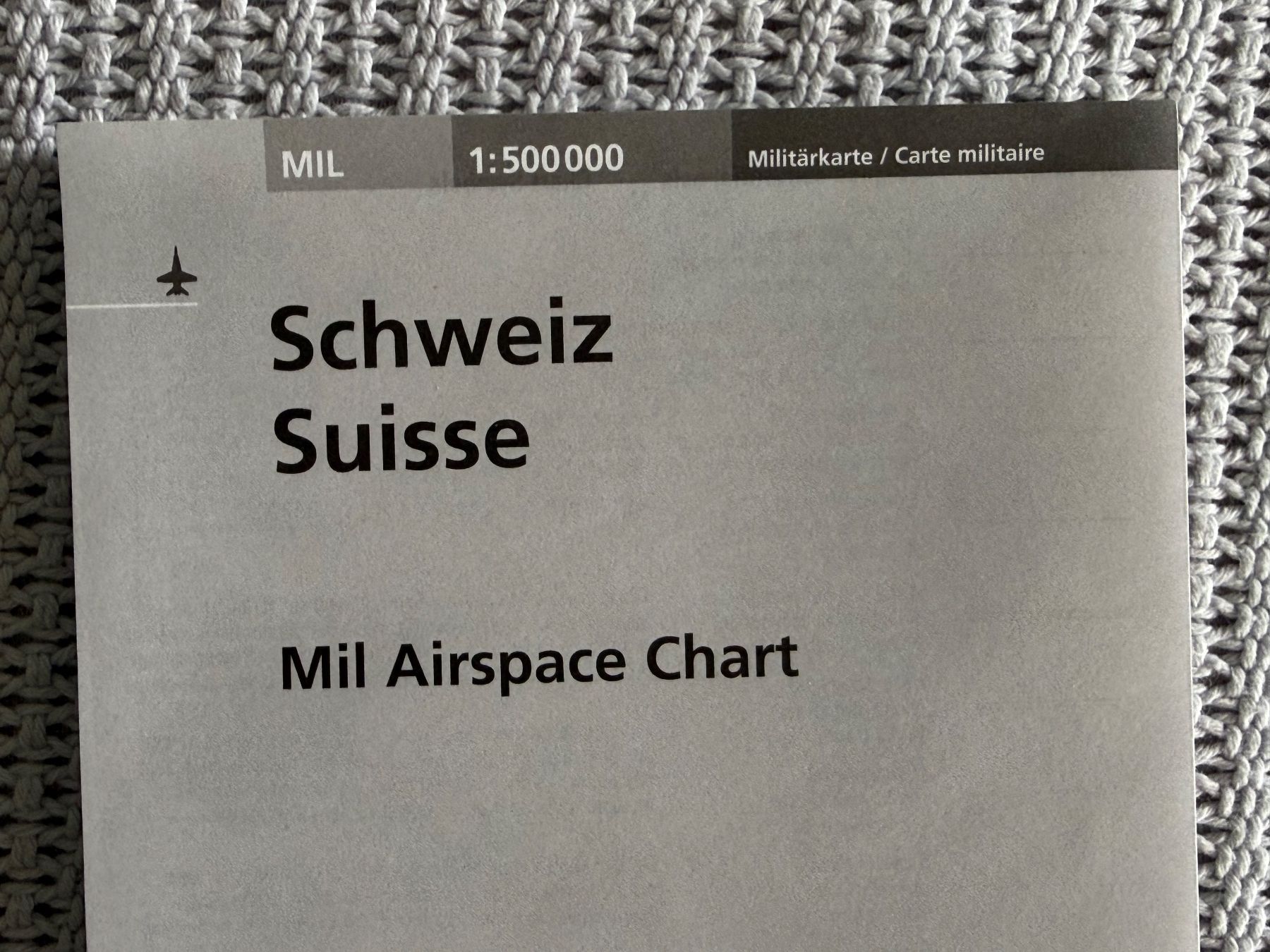 Cartine & Atlanti: Flugkarte Mil Airspace Chart - Schweizer Luftwaffe – Usato da Brütten venduto da Hst1 1
