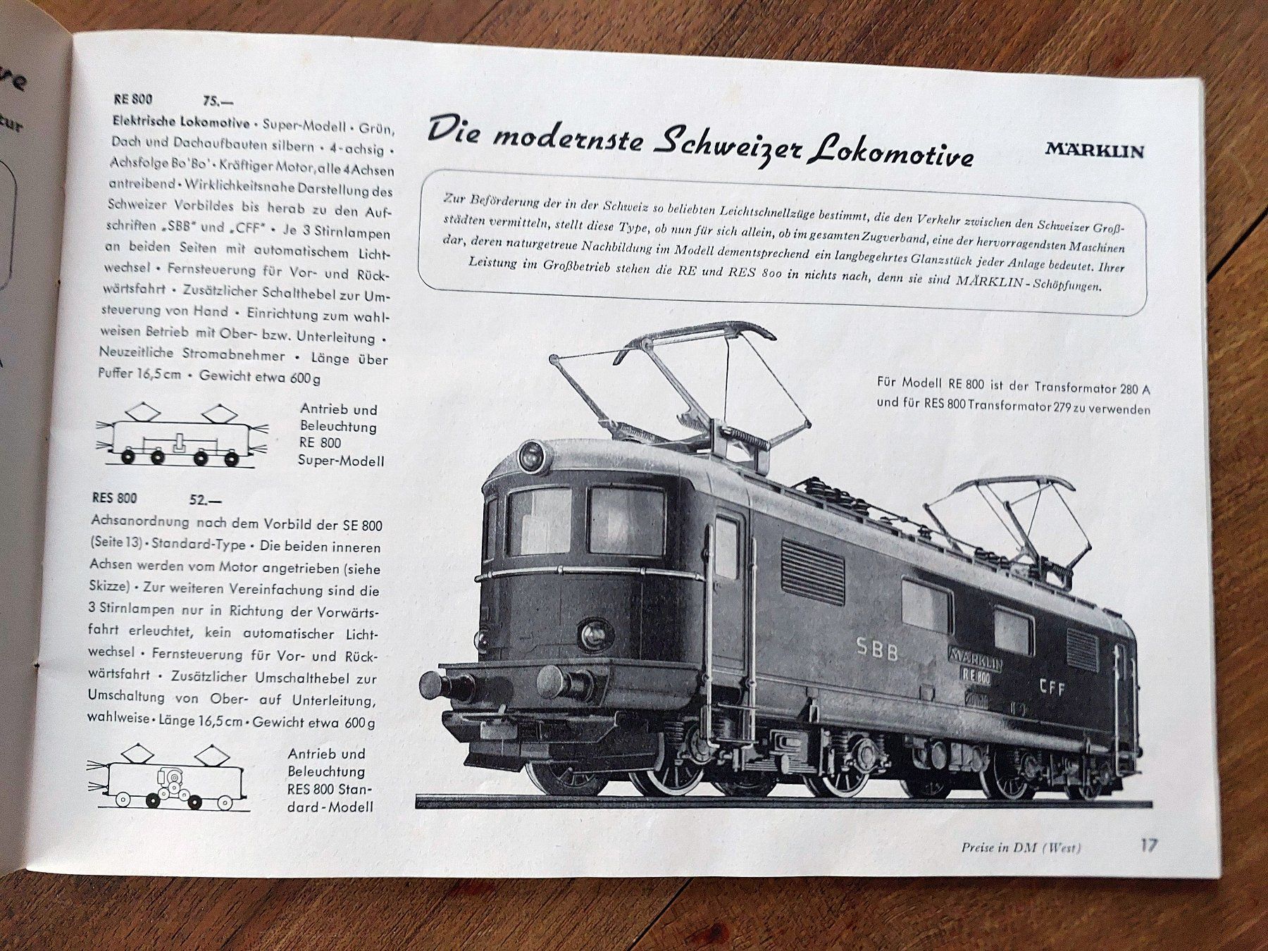 Riviste & Magazine: Märklin - Katalog D 1952 – Usato da Schönenwerd venduto da Steidi 5