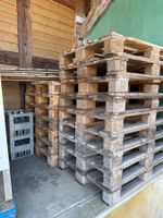 Euro Paletten gebraucht EPAL 16 Stück + 3x 20cm Aufsatz...