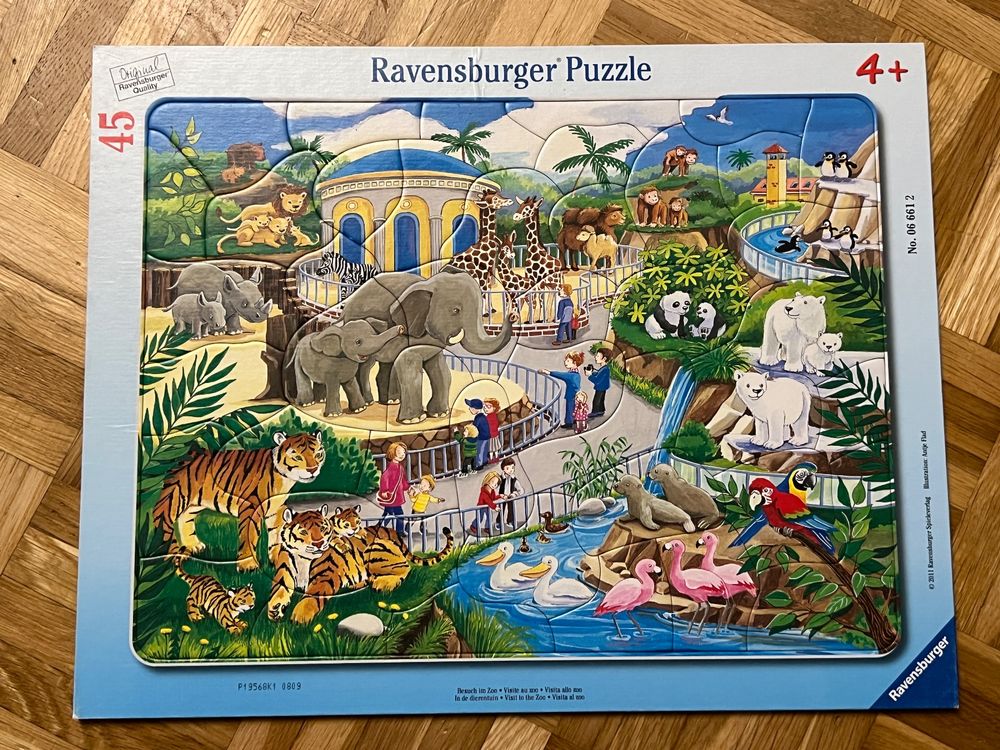 Ravensburger Kinderpuzzle „Willkommen Im Zoo“ – 2x24 Teile, Für Kinder Ab 4 Jahren, Mit Mini-Poster