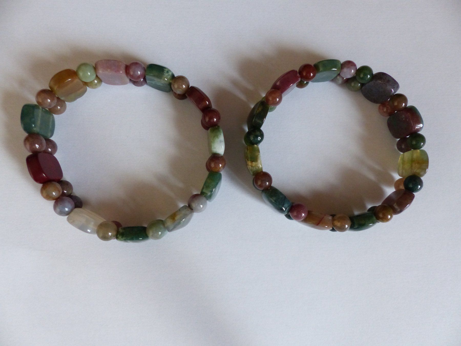 Bracciali & Braccialetti: Set: 2 x Armband mit Halbedelsteinen – Usato da Feldis/Veulden venduto da vademecum 1