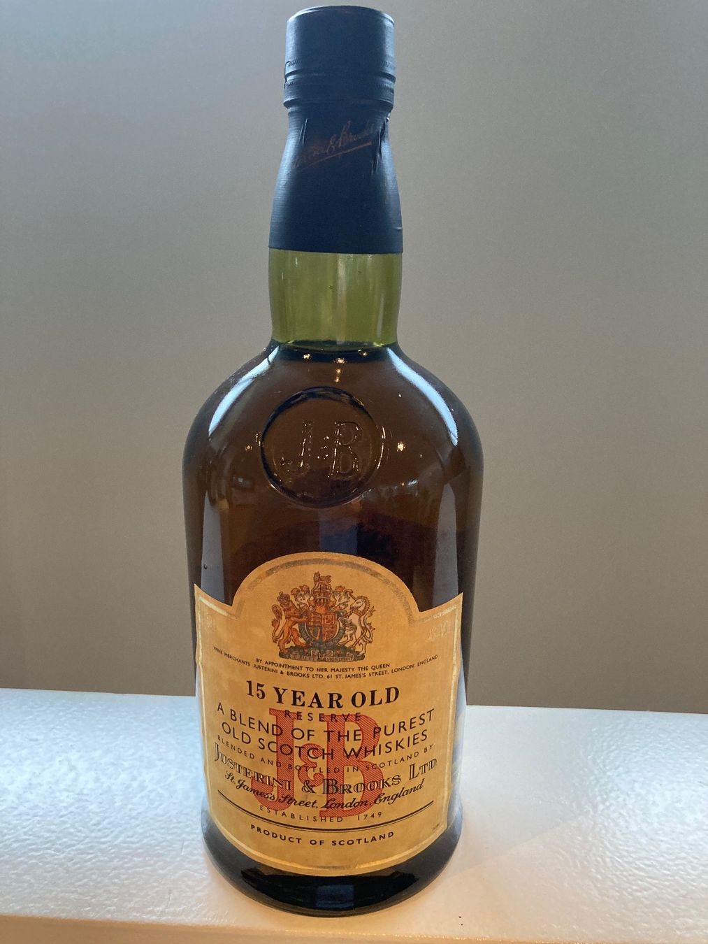 Bevande alcoliche: J + B 15 year von ca 1990 – Nuovo (secondo la descrizione) da Roggwil BE venduto da Maui2000