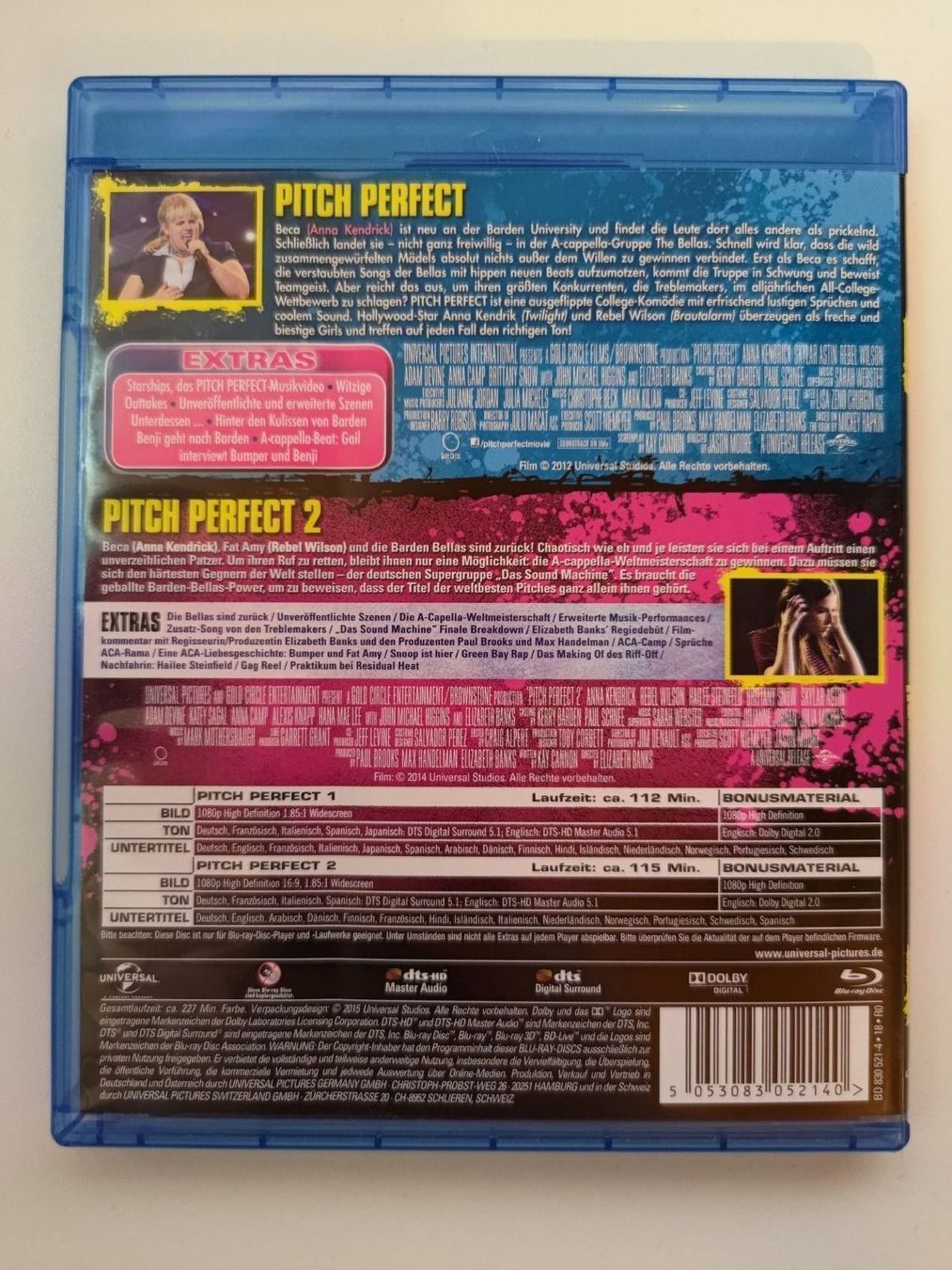 Alle DVDs: Pitch Perfect 1 & 2 – Gebraucht aus Liestal von Kratzilla 2